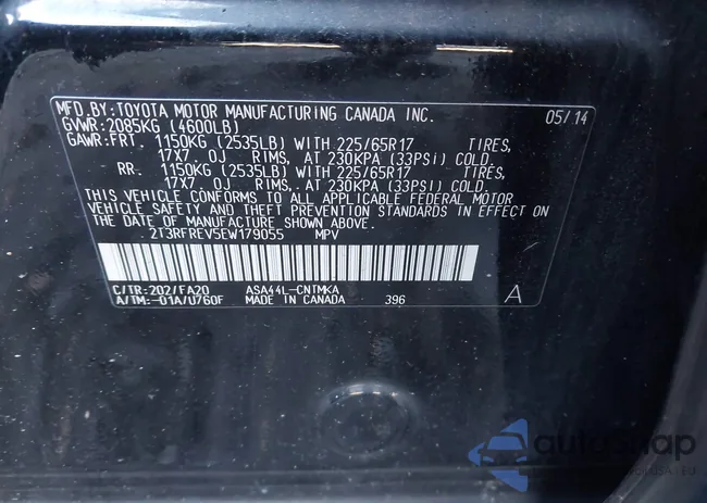 2T3RFREV5EW179055: 40930153