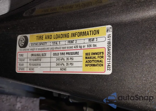 1G11B5SA9DF211422: 40938693