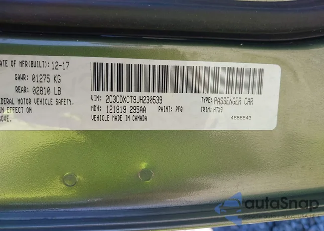 2C3CDXCT9JH230539: 40939063