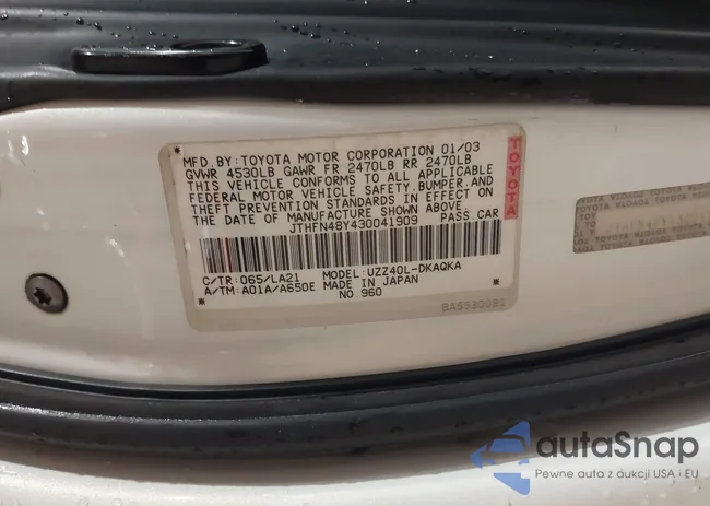 JTHFN48Y430041909: 40942532