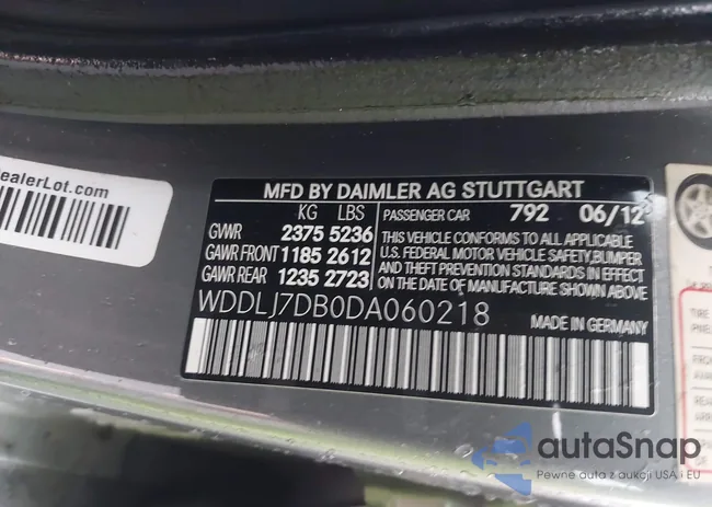 WDDLJ7DB0DA060218: 40945299