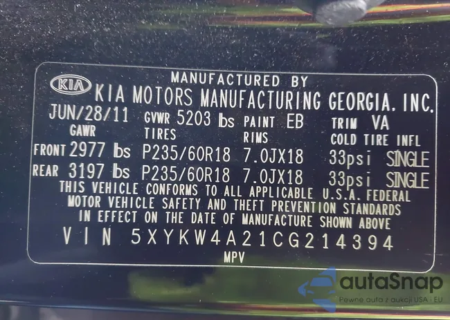 5XYKW4A21CG214394: 40950231