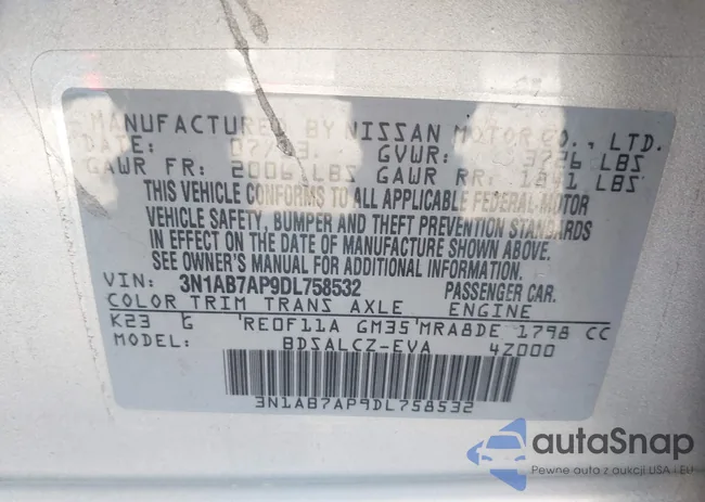 3N1AB7AP9DL758532: 40950531