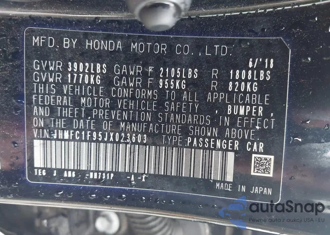 JHMFC1F95JX023603: 40953353