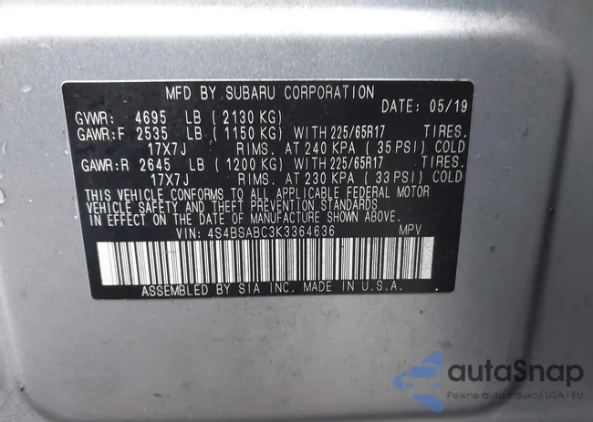 4S4BSABC3K3364636: 40955170