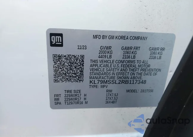 KL79MSSL2RB117348: 40957192