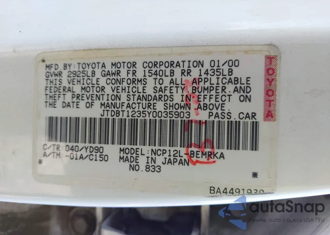 JTDBT1235Y0035903: 40957680