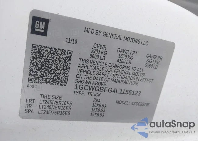 1GCWGBFG4L1155123: 40966107