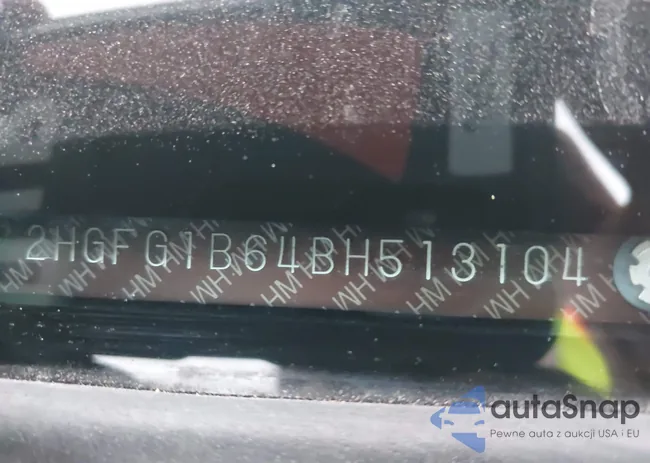 2HGFG1B64BH513104: 40970118