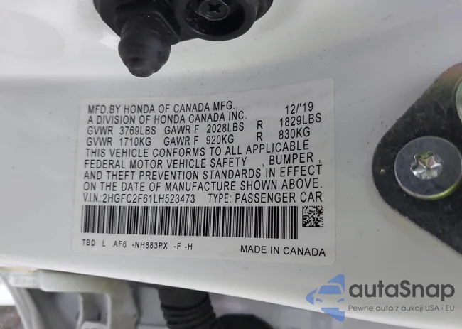 2HGFC2F61LH523473: 40971064