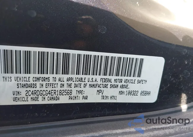 2C4RDGCG4ER182568: 40972083