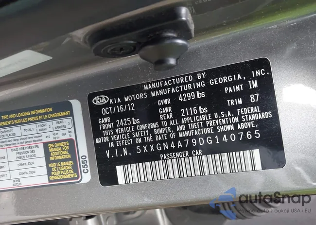 5XXGN4A79DG140765: 40972741