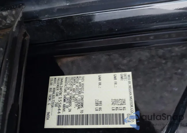 1N4AL2AP2BC155644: 40978215