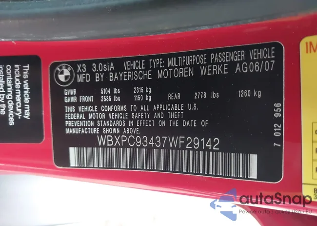 WBXPC93437WF29142: 40979487