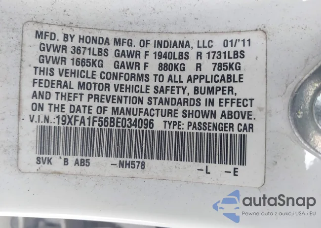 19XFA1F56BE034096: 40981081