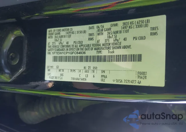 1FTEW1CP1GFC64936: 40986053