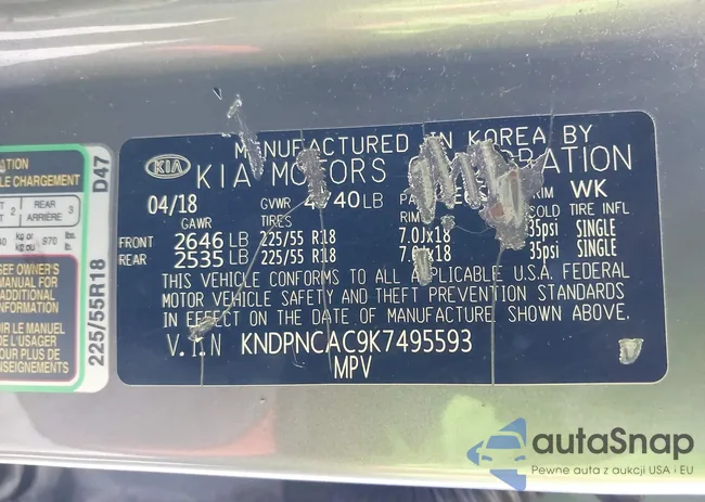 KNDPNCAC9K7495593: 40989510