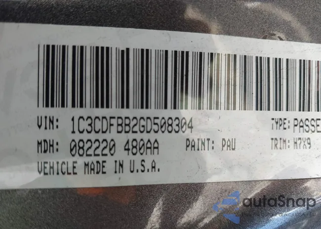 1C3CDFBB2GD508304: 40990142