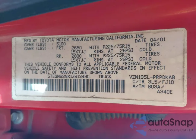 5TEGN92NX1Z813490: 40990223