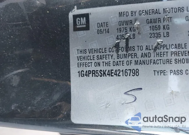 1G4PR5SK4E4216798: 40990465