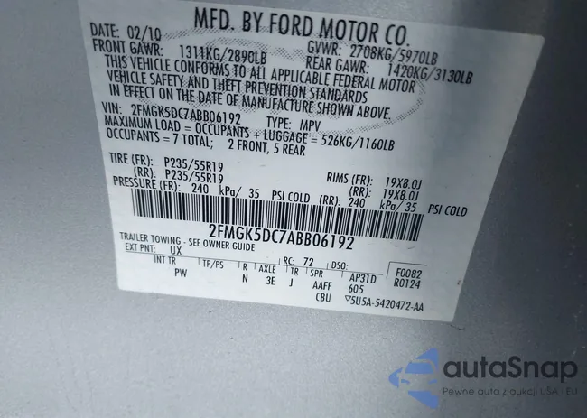 2FMGK5DC7ABB06192: 40991931