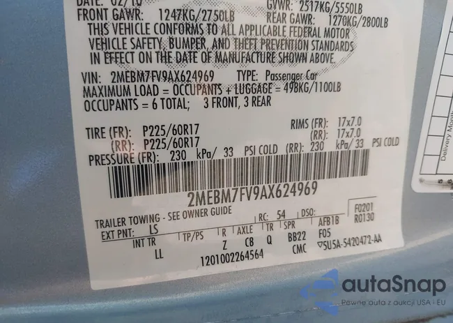 2MEBM7FV9AX624969: 40993616