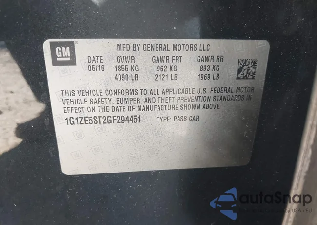 1G1ZE5ST2GF294451: 40994005