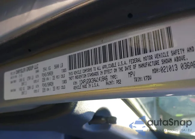 1D4PU2GK3AW141846: 40997201