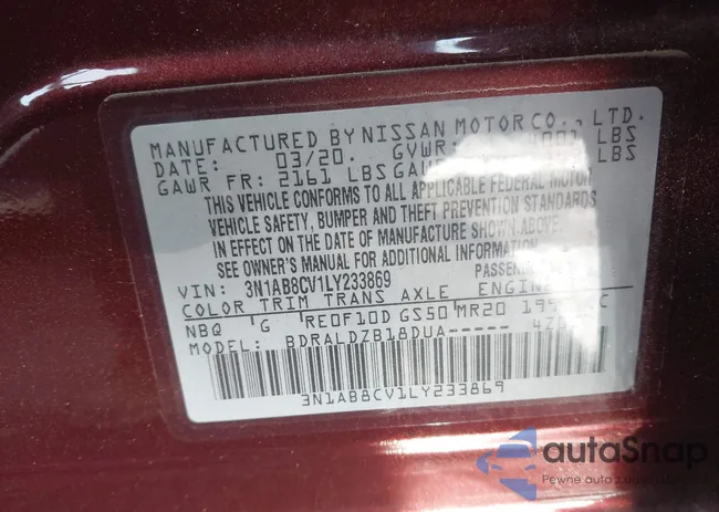 3N1AB8CV1LY233869: 40998358