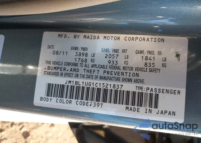 JM1BL1UG1C1521837: 41000961