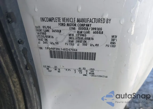 1FDNF20L14ED47044: 41001283