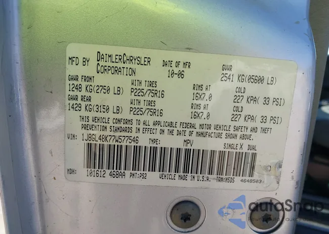 1J8GL48K77W577546: 41002749