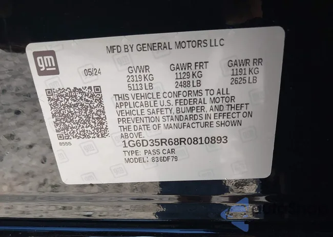 1G6D35R68R0810893: 41002888