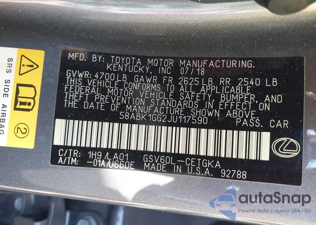 58ABK1GG2JU117590: 41004581