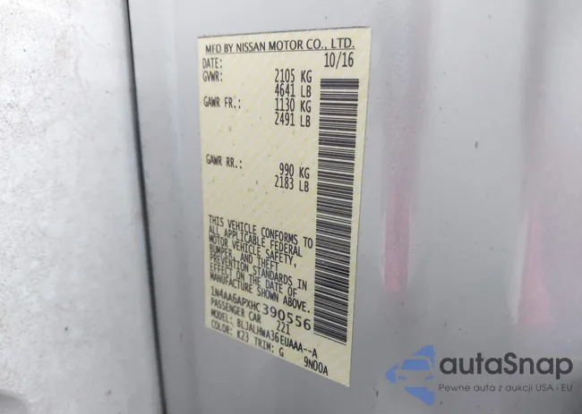 1N4AA6APXHC390556: 41004861