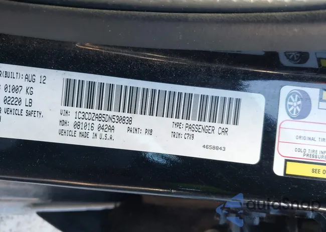 1C3CDZAB5DN530838: 41004195