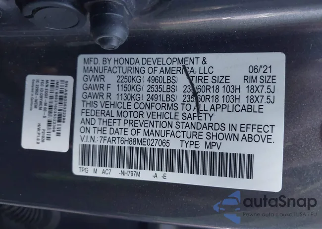 7FART6H88ME027065: 41008022