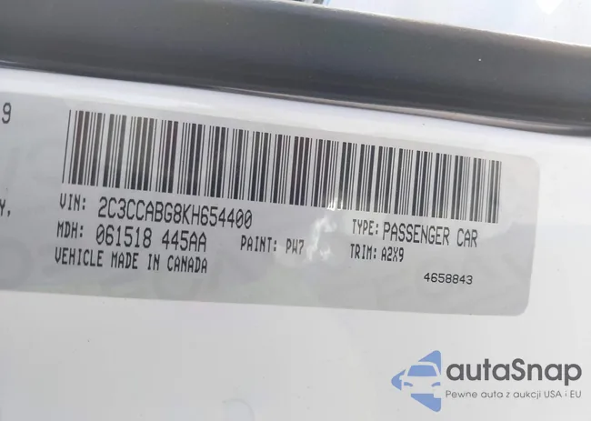 2C3CCABG8KH654400: 41008713