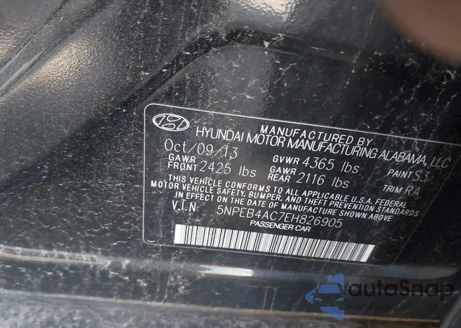 5NPEB4AC7EH826905: 41010280