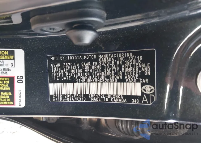 2T1BURHE9HC820080: 41017124