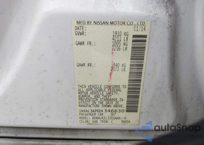 1N4AL3AP6EN346630: 41024401