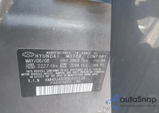 KMHDU46D88U500124: 41027062