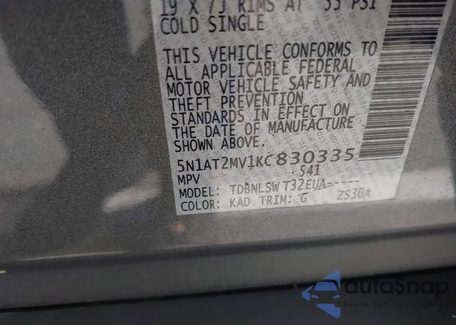 5N1AT2MV1KC830335: 41027715