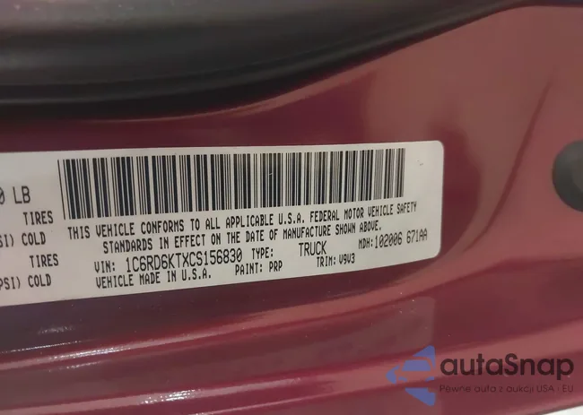1C6RD6KTXCS156830: 41027432