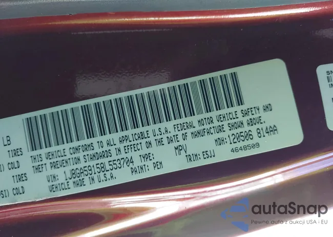 1J8GA59158L553704: 41030904