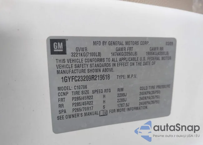 1GYFC23209R219618: 41031857