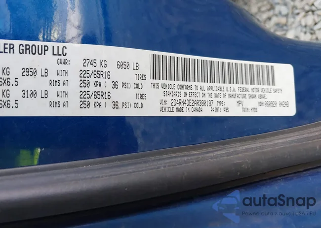 2D4RN4DE2AR380197: 41039156