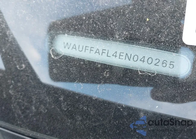 WAUFFAFL4EN040265: 41040506