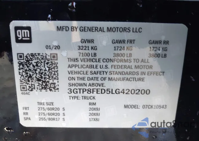 3GTP8FED8MG388568: 41042640