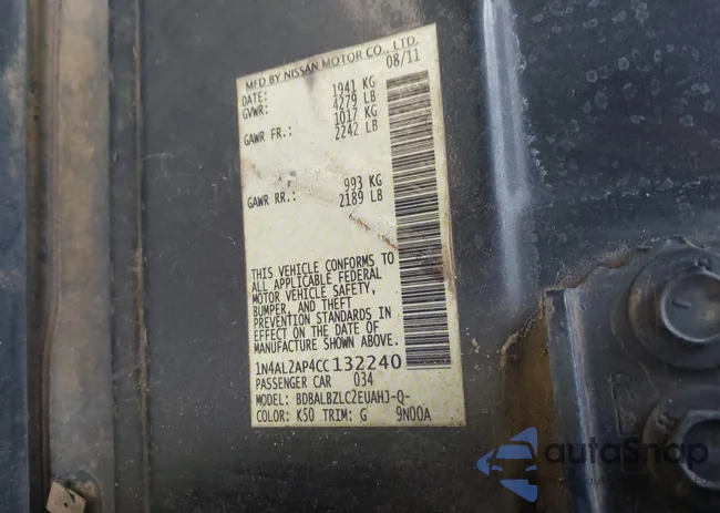 1N4AL2AP4CC132240: 41044119